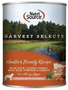 12/13oz Nutrisource Harvest Selects Hunter's Bounty Canned Dog - Dog/Cat Supplements